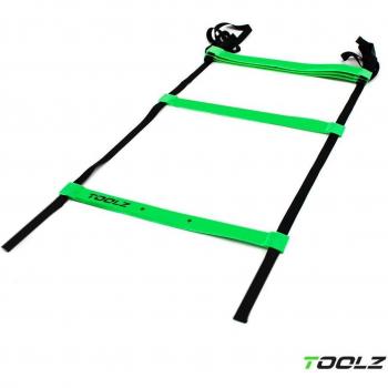 TOOLZ Power Ladder 8 m - Escalera de Agilidad para el Entrenamiento de coordinación y Equilibrio