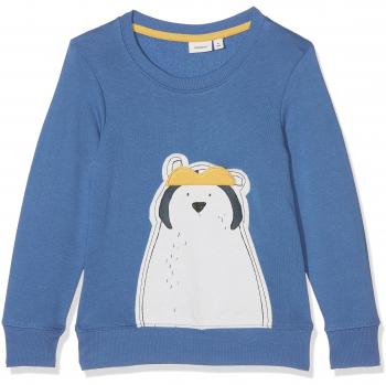 NAME IT Nmmerbear Light Sweat Unb, Sudadera para Bebés, Azul