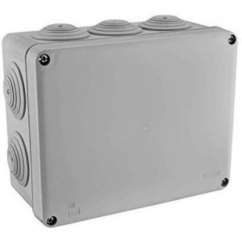 Caja de empalme impermeable cuadrada IP55 DEBFLEX 10 entradas 170x140x70mm