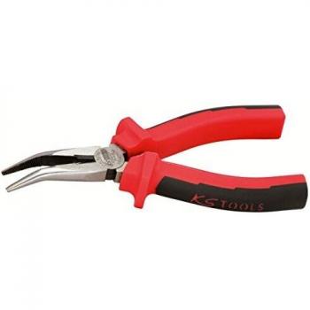Alicate ERGOTORQUE de boca semirredonda, curvado, 210mm con mango bi-componente
