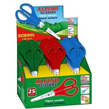 Alpino PT0013 - Expositor 25 tijeras escolares