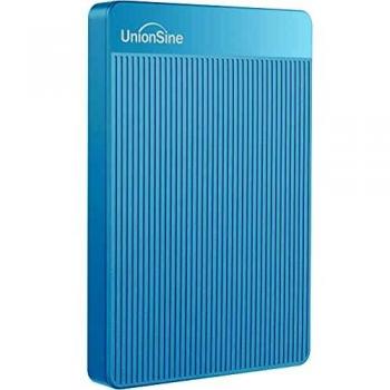 UnionSine Ultra Slim Disco Duro Externo Portátil 2.5 160GB, USB3.0 SATA HDD Almacenamiento para PC, Mac, MacBook, Chromebook, Xbox, PS4