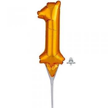 Amscan International 3703301 Globo, dorado