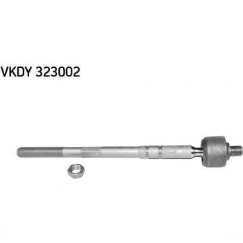 Rótula axial de dirección SKF VKDY 323002 con características de diseño robusto, alta resistencia al desgaste, fácil instalación y ajuste preciso para sistemas de dirección