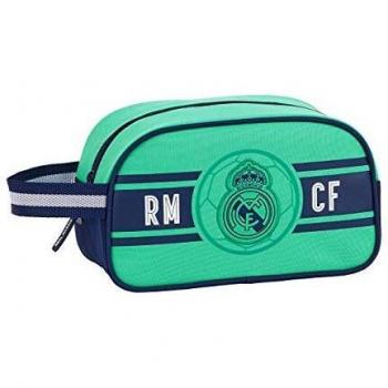 safta 812057248 Neceser, Bolsa de Aseo Adaptable a Carro Real Madrid CF, Verde