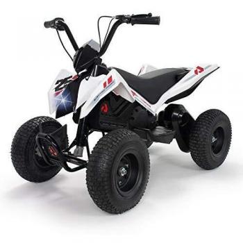 INJUSA - Quad X-Treme Zero 24V con 3 Velocidades, Ruedas Hinchables, Suspensión Trasera y Luces Led Recomendado a Niños +7 Años