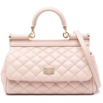 Dolce & Gabbana Women's Sicily Small Handbag in Powder, Size UNI, BB7116AV96780412