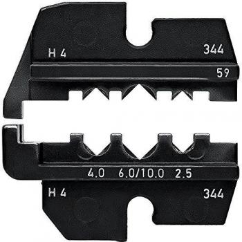 Matriz de Crimpado Knipex 97 49 59 para Conectores Solares Helios H4 (Amphenol) - Compatible con Cables de 2.5 a 6 mm²