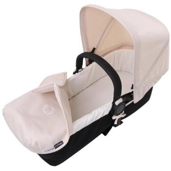 Tititnins® - Funda Capazo para Bugaboo Donkey 5 - Donkey 3 - Donkey 2 PIQUE CRUDO. Crudo - Acolchado Transpirable-