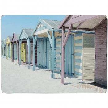 Creative Tops Everyday Home alfombrillas de casetas de playa, madera, multicolor, 4 piezas