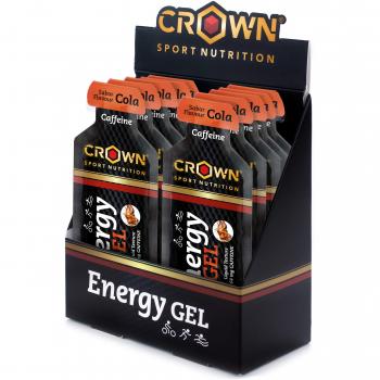 Crown Sport Nutrition Gel Energético - con o sin Cafeína - 12 unidades Carbohidratos en ratio 2:1:1