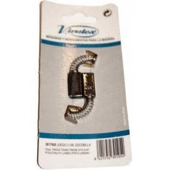 VIRUTEX 3017005 3017005-Juego 2 escobilla, Negro
