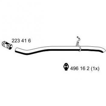 Tubo de escape trasero ERNST 331456 para FORD Transit Connect Mk1 Van y Tourneo Connect Mk1