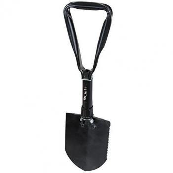 Pala y pico plegable compacta + funda