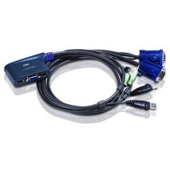 KVM Switch de 2 Puertos USB DVI/Audio - CS1762A-AT-G