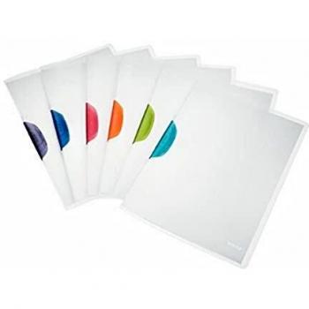 Leitz 41740099 ColorClip Magic - Carpetas con pinza lateral