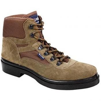Bota de Trekking Verde Alhama T-42 - Lona y Tela Acolchada con Suela de Caucho