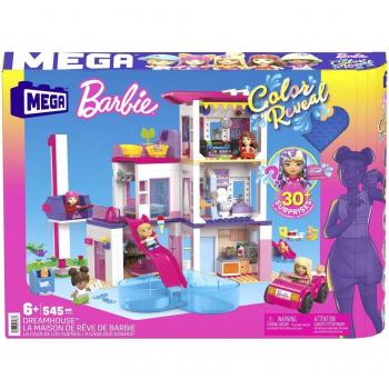 Mega Construx Barbie Color Reveal Dreamhouse | Mattel HHM01