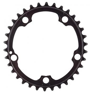 absoluteBLACK SRAM 110BCD 5 Bolt Spider Mount Oval Chainring 34T Black