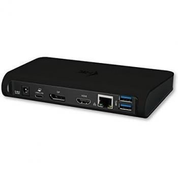 i-tec USB-C MST Base de Conexión 1x HDMI 1x DisplayPort 1x GLAN 3x USB-A 3.0 2x USB-C Data/Power Delivery 1x Audio Entrada/Salida para Windows MacOS Thunderbolt 3 Compatible