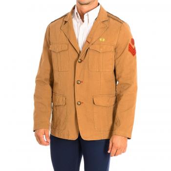 Chaqueta de corte regular con cuello con solapa TMJE30-TW412 hombre La Martina