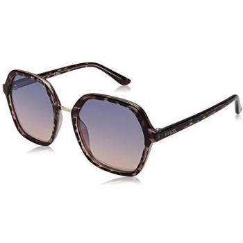 Guess Stylish Sunglasses GU7557 with Blue Gradient Lenses, Gray Female, Size 54 MM