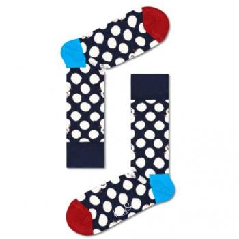 Happy Socks Big Dot Snowman Gift Boxed Socks - White, Dark Red, Light Blue - Size: 36-40