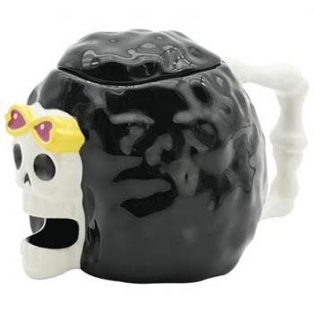 Taza de Cerámica 3D Unisex One Piece - Brook - Negro/Rojo/Blanco