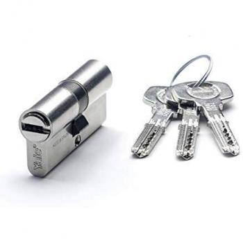 Yale, YL63040HNLC, Cilindro de Seguridad, YL6, Leva Corta, Llave - Llave, Niquelado, 30 x 40 mm