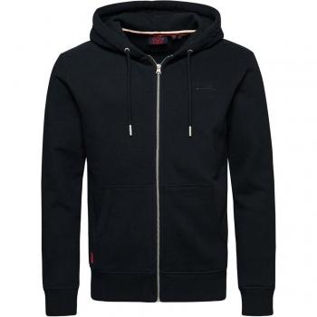 Superdry Essential Logo Full Zip Hoodie - Eclipse Navy - Male - Size: S