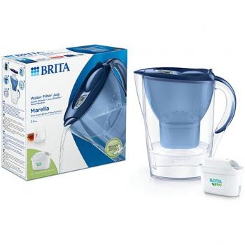 Jarra Filtrante Brita Marella Azul 2,4 L con cartucho Maxtra Pro
