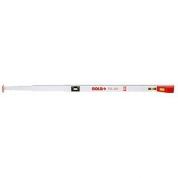Sola TEL-S - Regla telescópica de aluminio, alcance de medición 1,53-8 m, longitud de la regla 1,53 m, división en mm, con funda