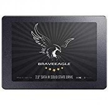 BRAVEEAGLE SSD 480GB Duro Interno de Estado sólido SATA III 2.5 pouces 7mm for Desktop/Laptop,Upto 6G/BS