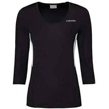 Head, Club Tech Longsleeve, Weiß Ropa de Abrigo, Mujer, Negro, Medium