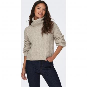 JDY Jersey de mujer de cuello alto