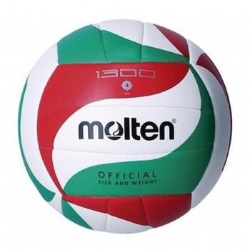 Balón Molten Voley 1300, balón de voleibol, tamaño oficial, material sintético duradero, diseño con costuras reforzadas, excelente agarre y control, adecuado para uso en interiores y exteriores