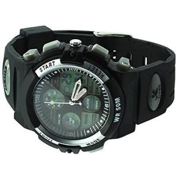 givesurprise water-resistant-50 m Dual movimientos reloj deportivo unisex, color negro