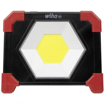Proyector LED recargable Wiha 30W, 3000 lm, con 3 modos de iluminación y base magnética (45698)
