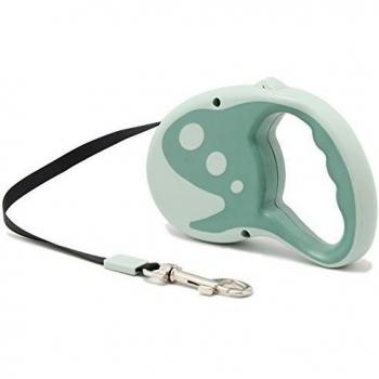 BPS (R) Correa Extensible, 5M, 20KG/44LB, Rojo, Rosa ,Azul y Verde, Retractable Strap,Correa Retráctil Automático para Perro, Mascotas, Animales Domésticos (Verde)BPS-2338-V
