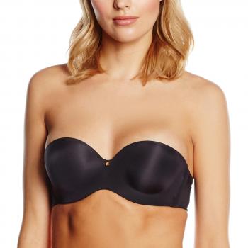 Triumph Women's Make-up Essentials Wired Padded Bra with Detachable Straps, Black