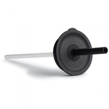 Hydro Flask Small Black Press-In Straw Lid - One Size