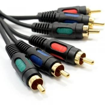 Componente Vídeo RGB YUV 3 Fonos a 3 Fono Cable Cable 15 cm Bajo [0,15m]
