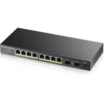Zyxel GS1100-10HP v2 Switch No Administrado 10 Puertos Gigabit Ethernet (10/100/1000) PoE Negro