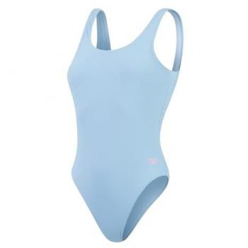Bañador Speedo Textured Deep U-Back One Piece azul claro mujer - 32