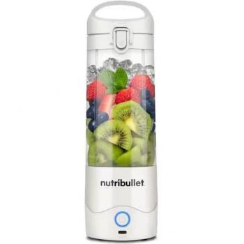 NutriBullet Portable Blender NBP003W - 0.475L, USB-C Rechargeable, White