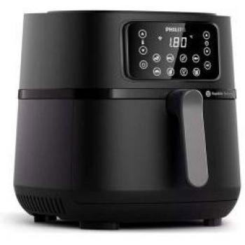Freidora de Aire Philips HD9285/96 XXL Conectada, 7.2 litros, Color Negro con Accesorios Molde + Parrilla
