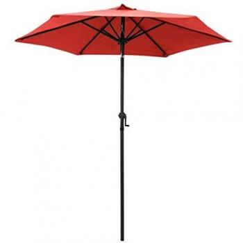 vidaXL Parasol Terracotta 200x224 cm Aluminium