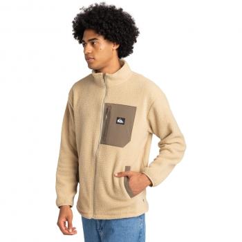 Chaqueta Polar Quiksilver Clean Coast Beige Claro Marrón - S