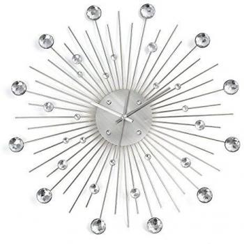 Platinet Eternity Quartz wall clock Círculo Plata - Reloj de pared