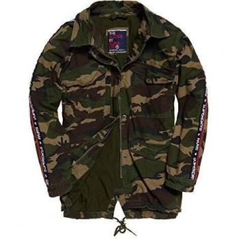 Superdry Lilith Oversized Rookie Shacket Chaqueta Mujer Camo S